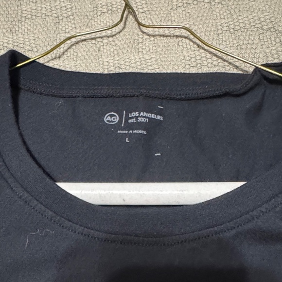 AG Adriano Goldschmied Black Muscle Tee - Picture 2 of 4